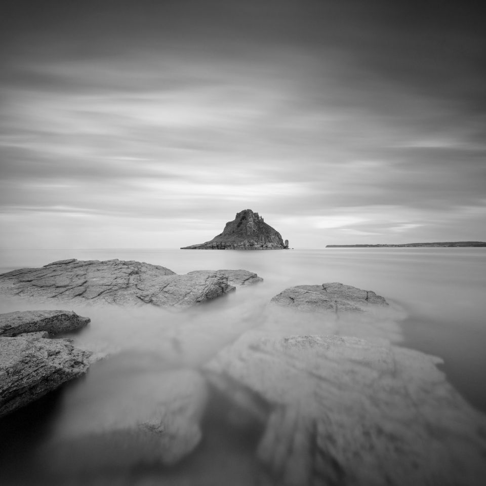 A shot of Thatcher Rock in Torquay, Taken with a Canon 5DS. - Swimstones